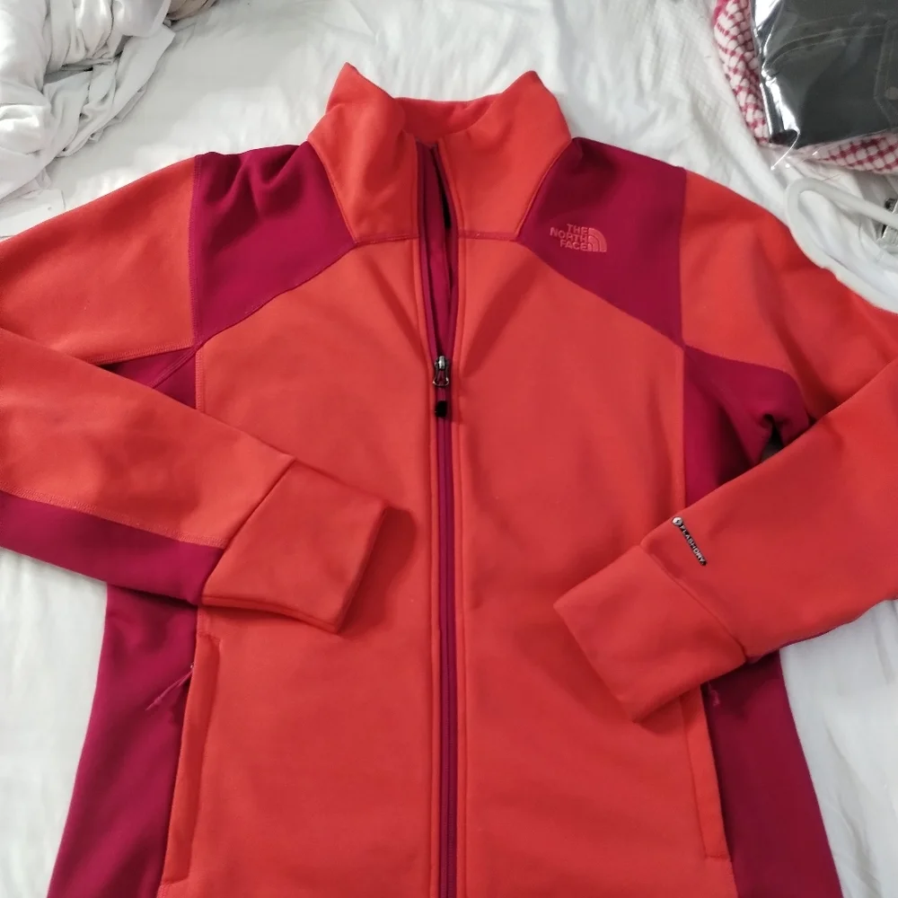 The North Face Womens Size LARGE Khumbu 2‎ Sporty Athletic Workout Fleece Jacket